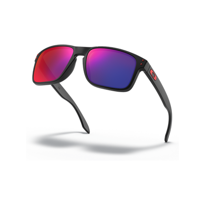 OAKLEY - HOLBROOK | Matte Black w/ + Red Iridium