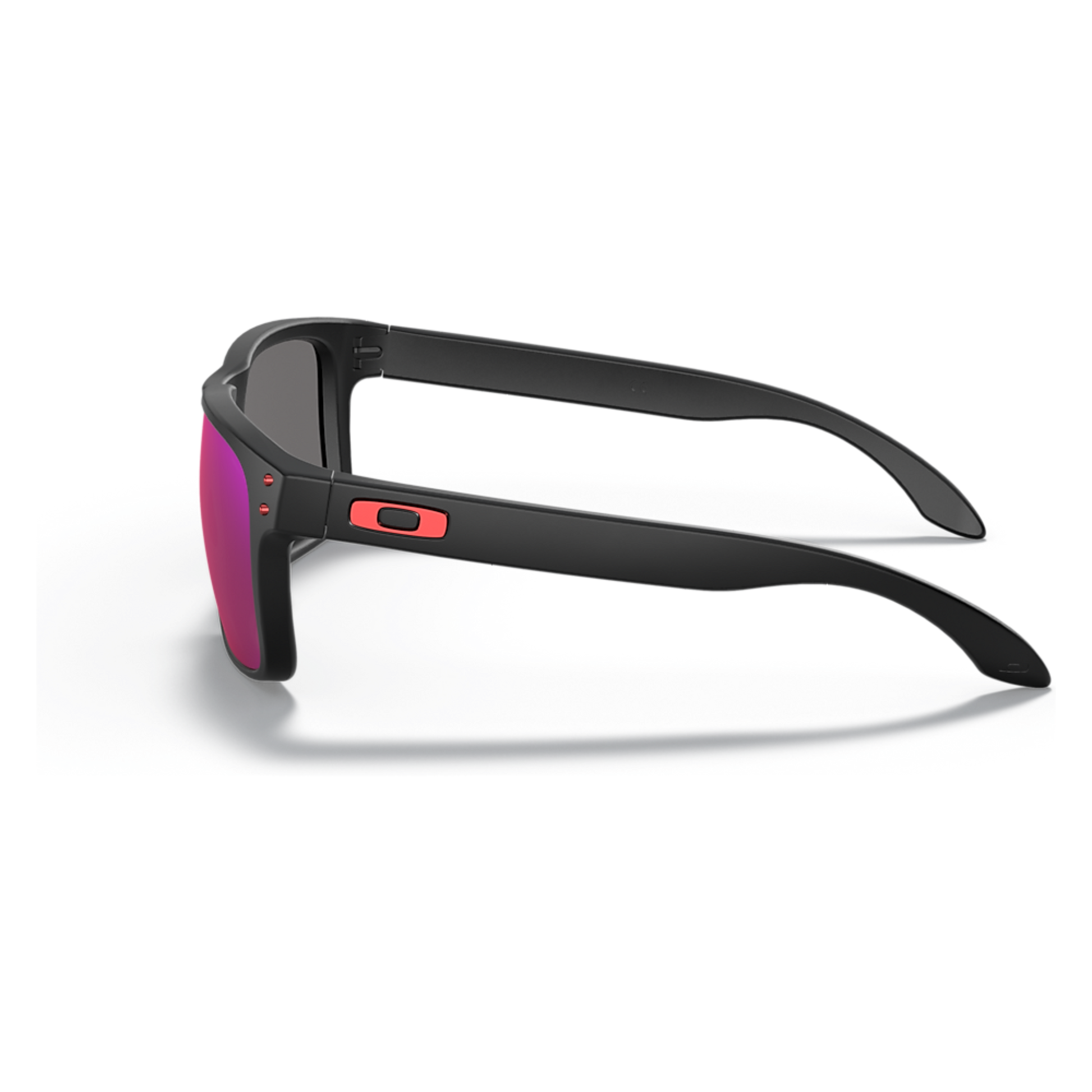 OAKLEY - HOLBROOK | Matte Black w/ + Red Iridium