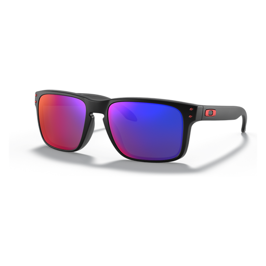 OAKLEY - HOLBROOK | Matte Black w/ + Red Iridium
