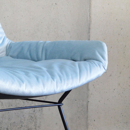 freifrau | leya armchair low | wire frame | avalon 0045 + sahara plaza leather ~ DC