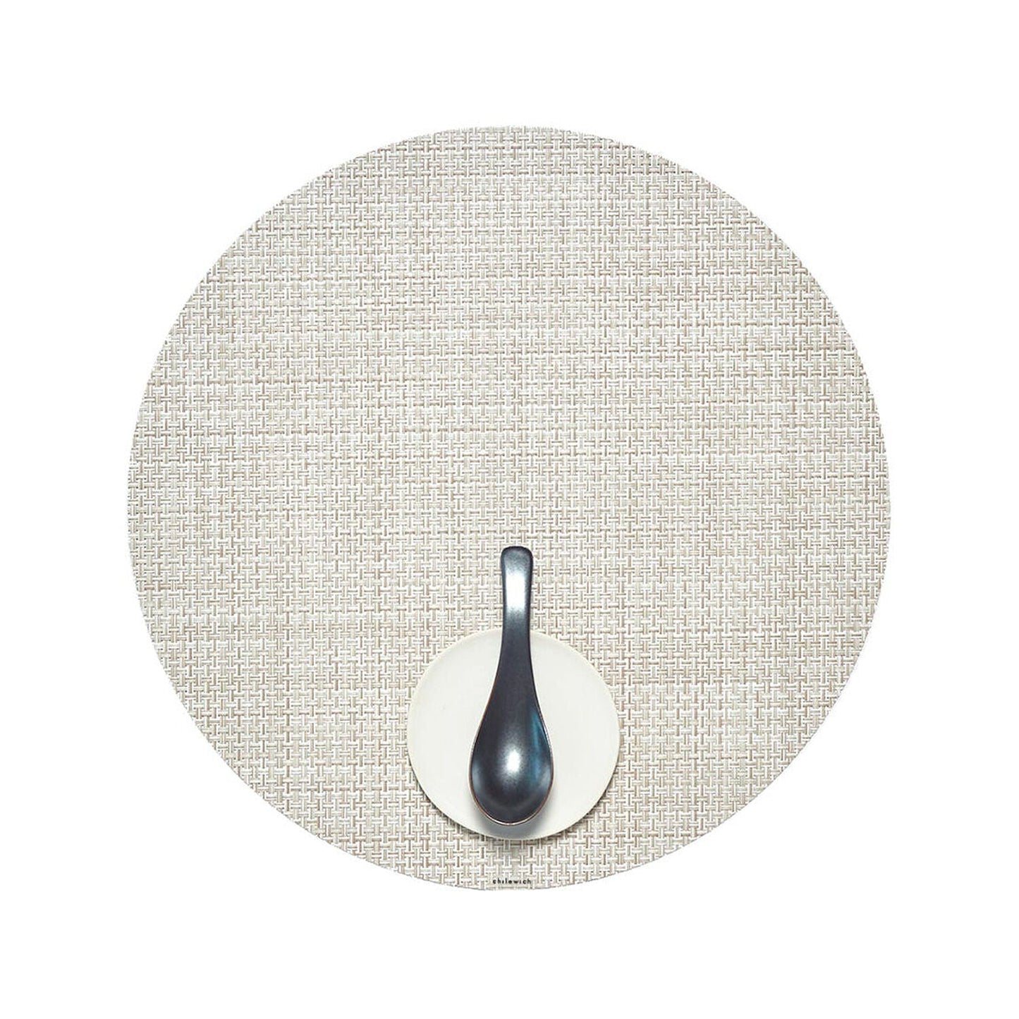 chilewich | placemat round | basketweave natural