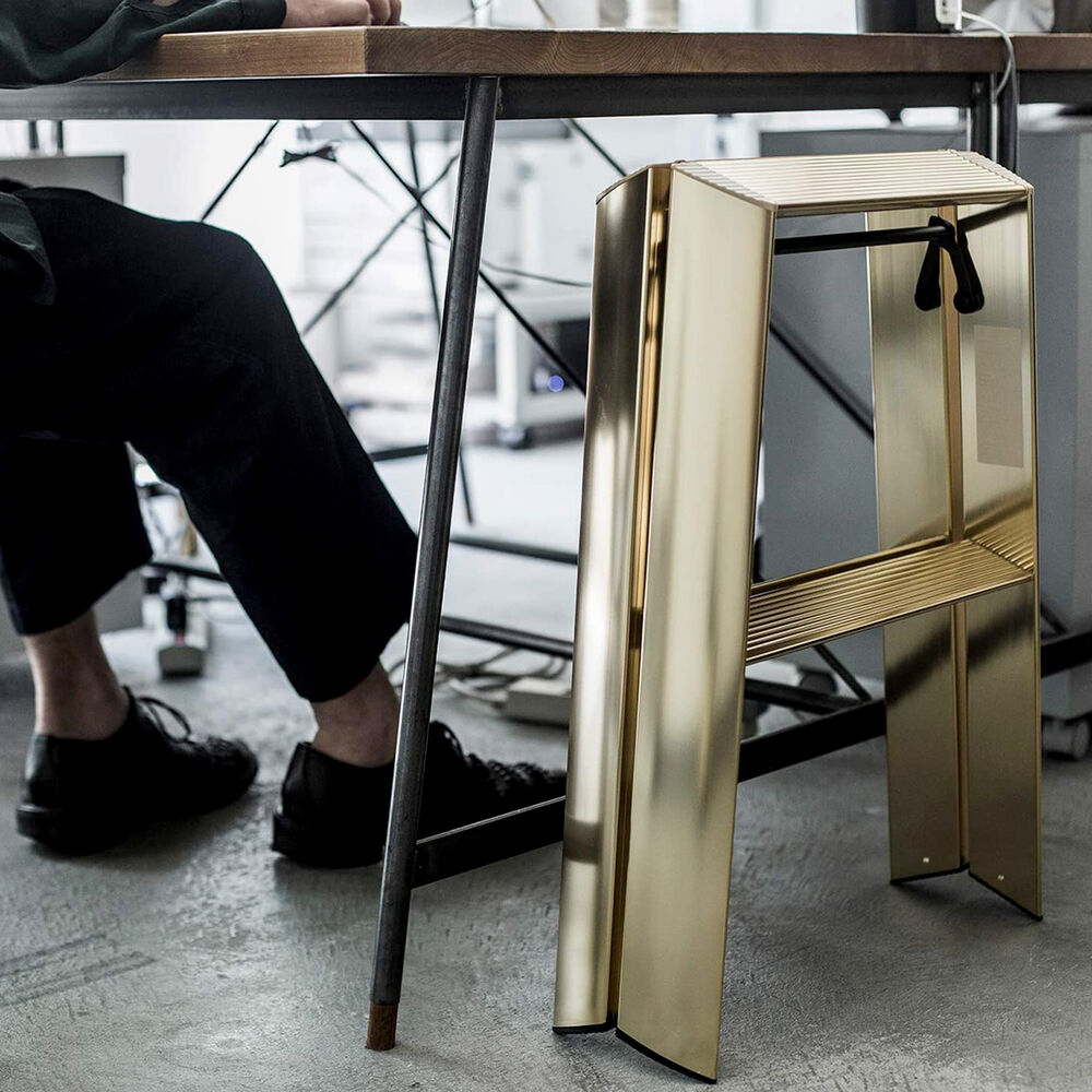 hasegawa | lucano 2 step ladder premium | gold (japan) - LC