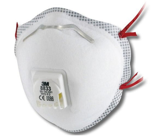 8833 - FFP3 Valved Particulate Respirator (Box of 10)