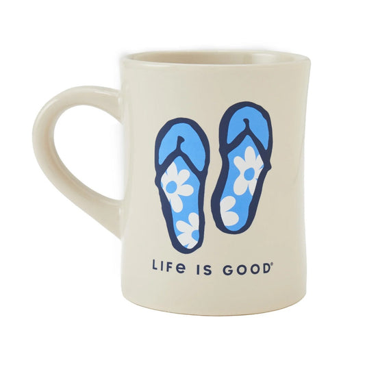 LIFE IS GOOD - DINER MUG | Keep it Simple Birch White