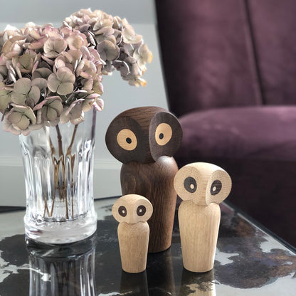 architectmade | wooden owl | mini natural oak