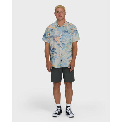 BILLABONG - SUNDAYS LOUNGE SS BUTTON-UP | Blue Horizon