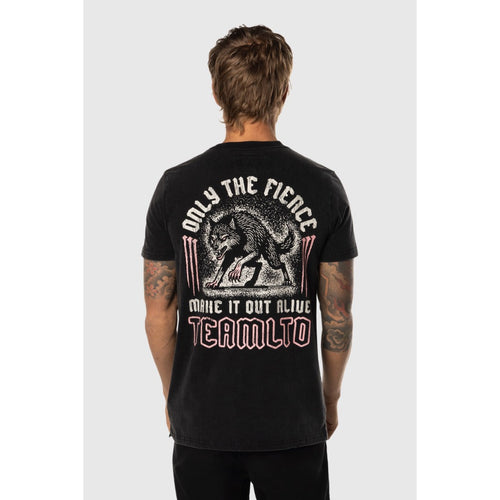 TEAMLTD - ONLY THE FIERCE TEE | VINTAGE BLACK