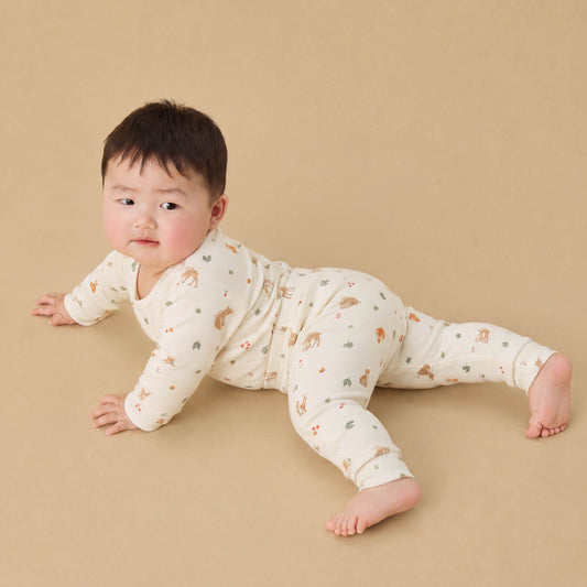 Forest Friends Long Sleeve Bodysuit & Leggings Outfit