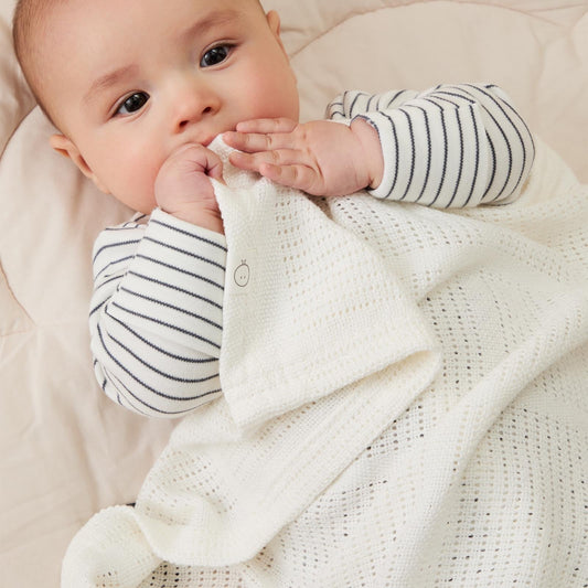 Cellular Blanket - White