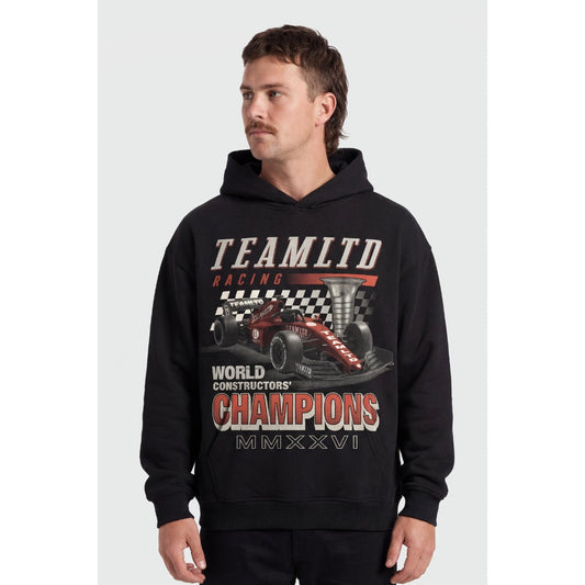 TEAMLTD - CHAMPIONS OVERSIZED HOODIE | Vintage Black