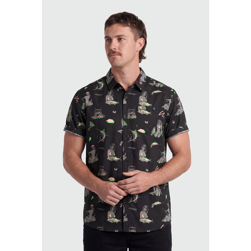 TEAMLTD - CLASSIC BUTTON-UP | Catch of the Day Black