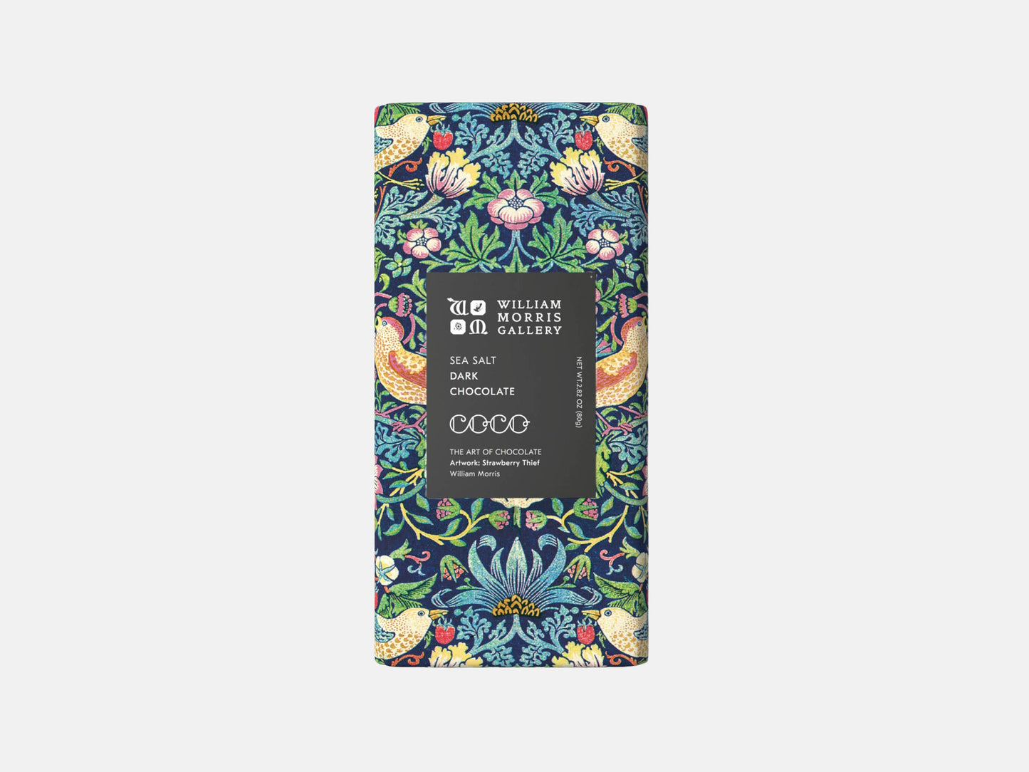 COCO Chocolatier Sea Salt Dark Chocolate William Morris Limited Edition