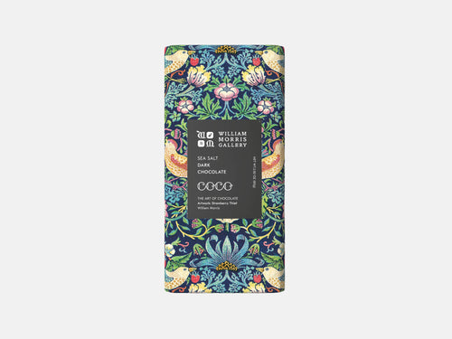 COCO Chocolatier Sea Salt Dark Chocolate William Morris Limited Edition