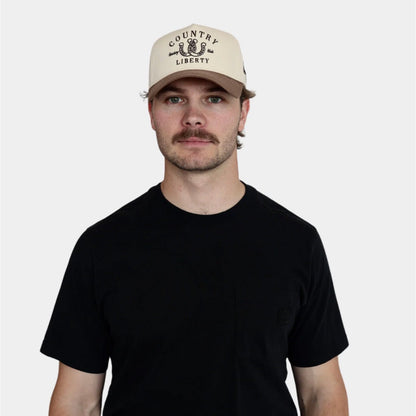 COUNTRY LIBERTY - TWO-TONE LUCKY YOU HAT | Brown