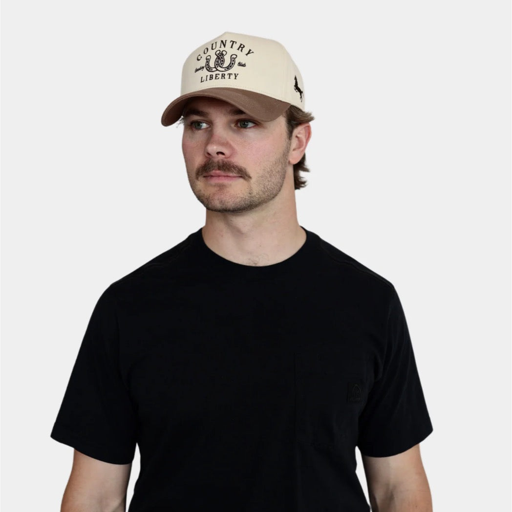 COUNTRY LIBERTY - TWO-TONE LUCKY YOU HAT | Brown