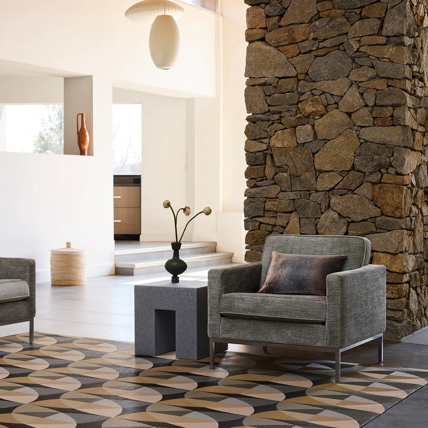 chilewich | woven floormat 59x92cm  (23x36"') | canopy honey