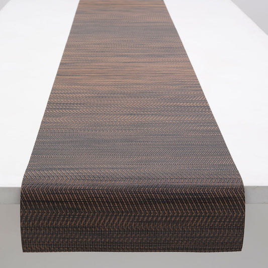 chilewich | table runner 36x183cm | wave tiger eye