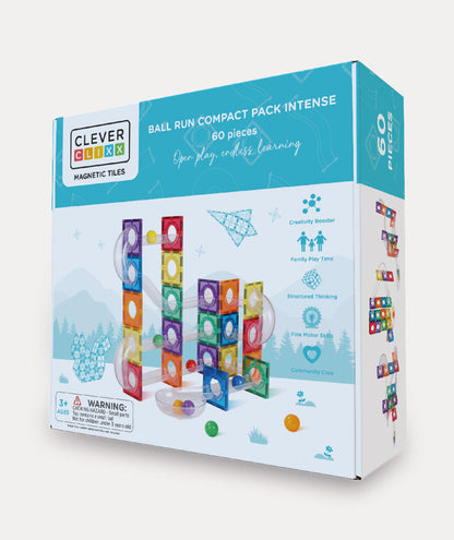 Cleverclixx Ball Run Compact Pack Intense 60 Pieces