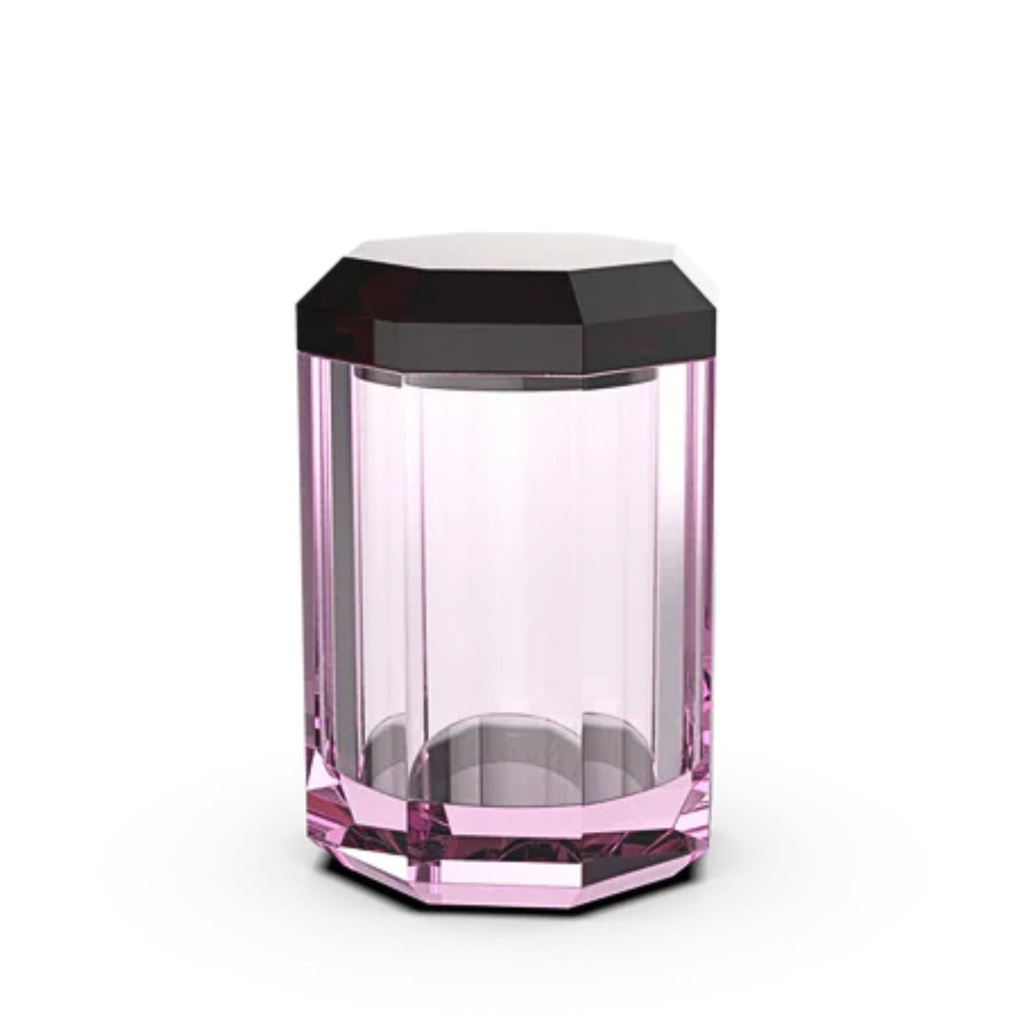 decor walther | KRISTALL collection | multi purpose box with lid | bi colour pink-rich burgunday