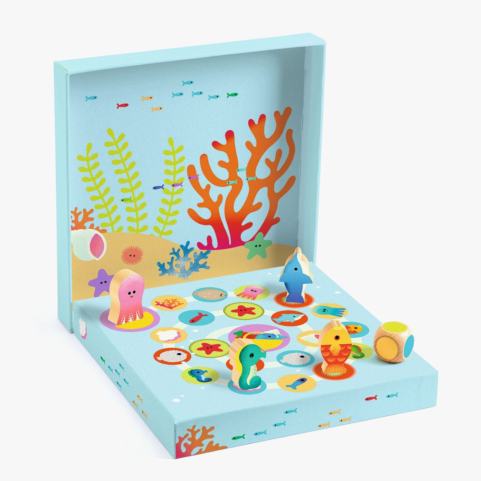 Djeco Ludo Sea 4-in-1 Games Set