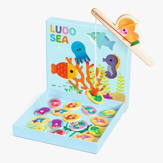 Djeco Ludo Sea 4-in-1 Games Set