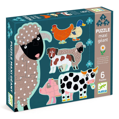 Djeco Honore and Friends Giant Puzzle