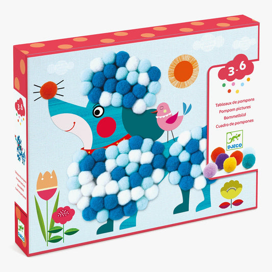 Djeco PomPom Puppies Collage Kit