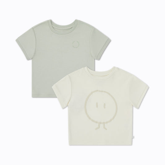 Drop Shoulder T-Shirt 2 Pack