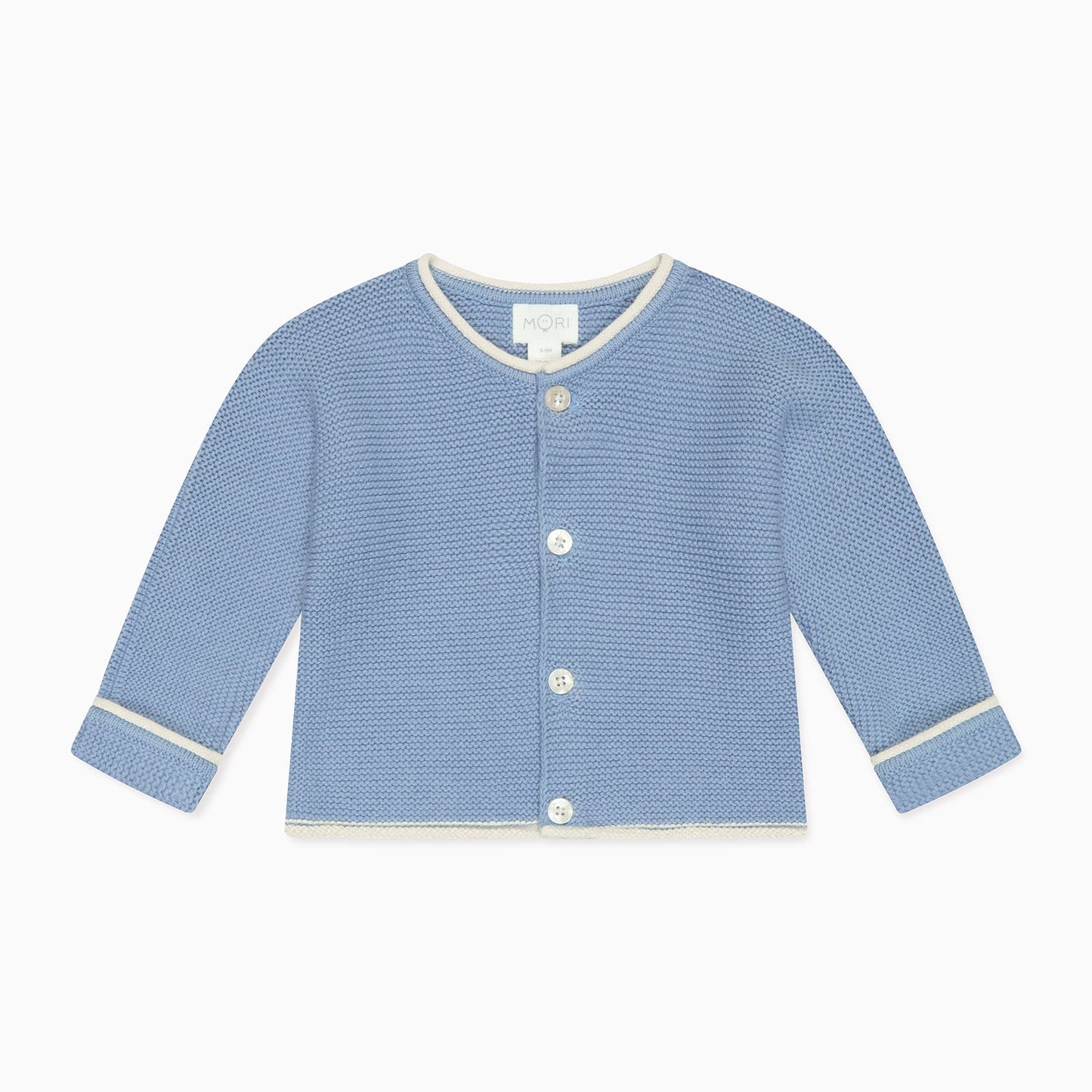 Garter Stitch Knitted Cardigan