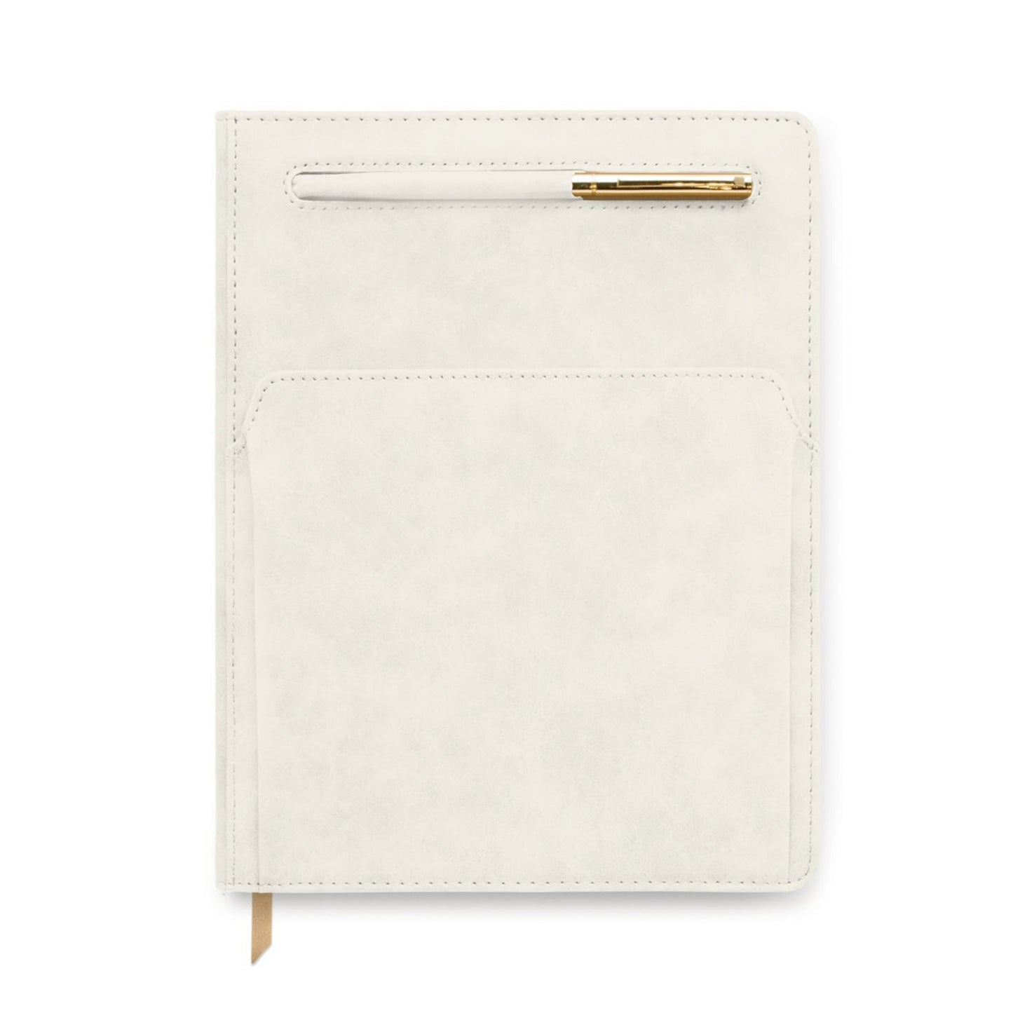 Vegan Leather Undated Planner With Pen And Pocket