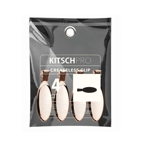oval rose gold creaseless clips
