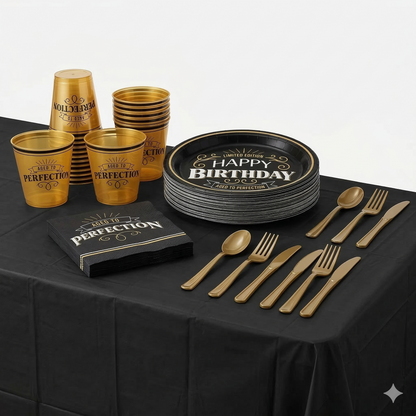 "Aged To Perfection" Birthday Party Kt | For 20 Guests