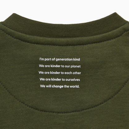 Generation Kind Oversized Sweatshirt - Khaki