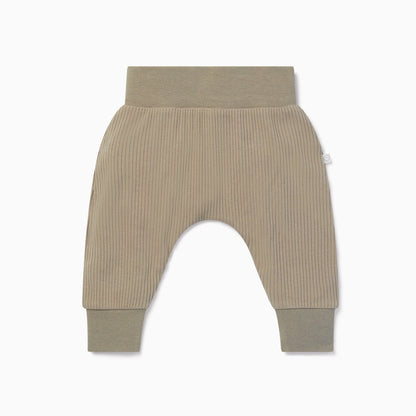 Giraffe Brown Ribbed Joggers