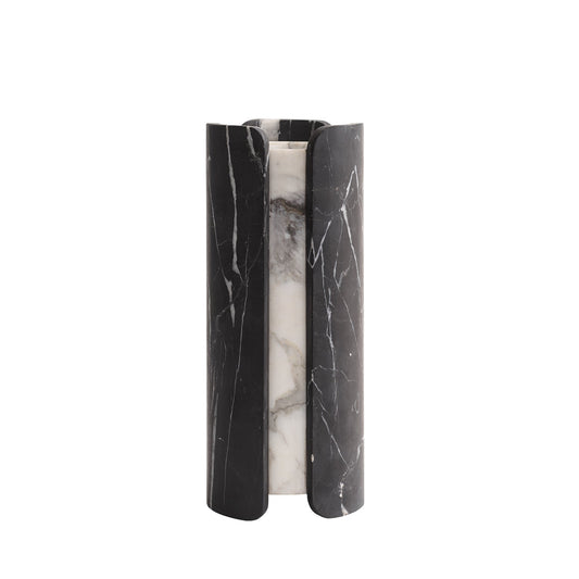 greg natale | vent vase | nero + arabescato