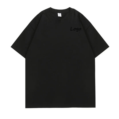 2026 Hot Selling Customize Color and Logo Multi-Color Breathable Cotton Fabric Tshirt Men's Round Neck Loose-Fit Fashion T-Shirt