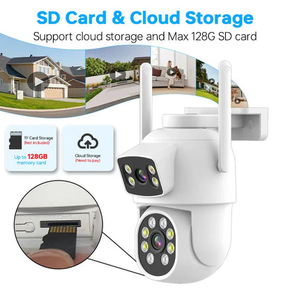 Cheap Wireless Security Cameras Home Built-in Microphone and Speech Two Way Intercom Pan/Tilt Wide Angle View Camera Security