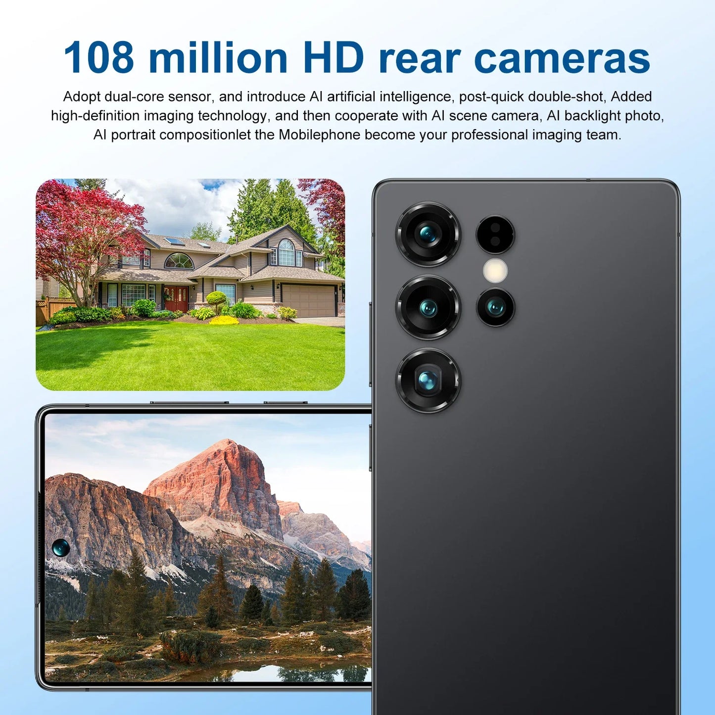 Best Price Galax S25 Ultra Android Smartphone 7.3 Inch HD LED 144Hz Screen 16G+1TB Storage Original Cell Phones Mobile Phones