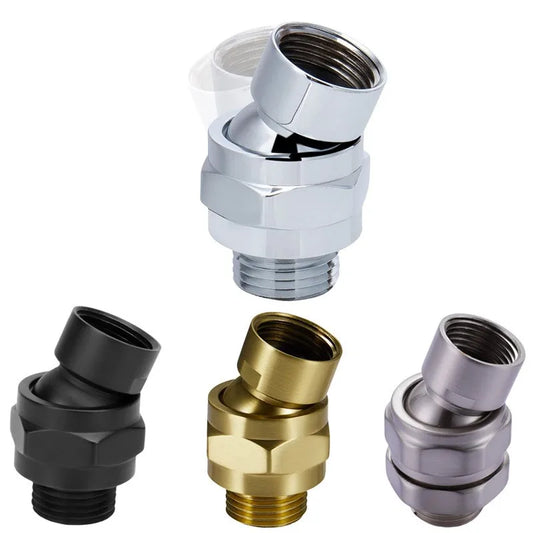 Brass Universal Joint 360 Degree Swing Ball Connector Swivel Ball Joint Light Luxury Design Wall Mounting for Shower Arm Shower