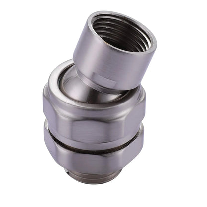 Brass Universal Joint 360 Degree Swing Ball Connector Swivel Ball Joint Light Luxury Design Wall Mounting for Shower Arm Shower