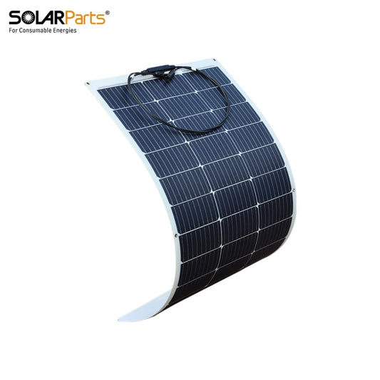 Durable 100W 19.8V Monocrystalline Silicon ETFE Flexible Solar Panel for Yachts Travel Tourism Cars