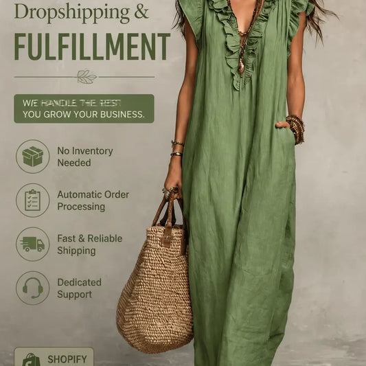Bohemian Women Maxi Dress Summer Casual Beach Dress for Ladies