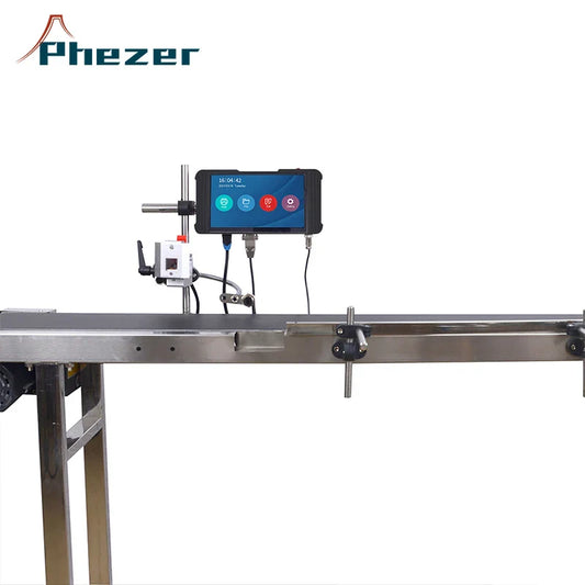 2025 PHEZER High Quality Tij Intelligent Printer Online Pattern Printing Machine