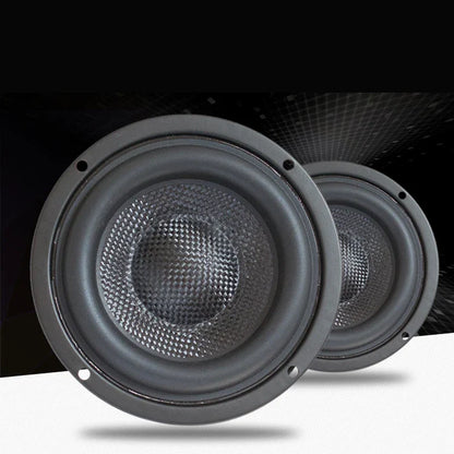 4 Inch Woofer Subwoofer Speaker Unit HIFI 4ohm 40W Fiberglass Woven Basin Deep Bass Loudspeaekr Large Magnetic