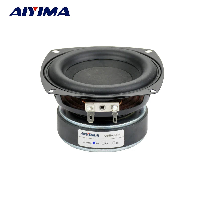 AIYIMA 1Pcs 4 Inch Subwoofer Speaker Unit HIFI 4/8 Ohm 100W Woofer Sound Speaker Home Theater Deep Bass Loudspeaeker