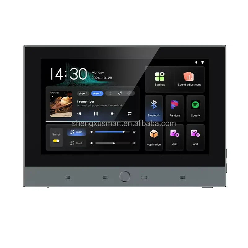 7-INCH Home Theater System 8Channel Intelligent Playback Background Music Player for Home Use