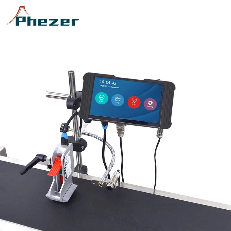 2025 PHEZER High Quality Tij Intelligent Printer Online Pattern Printing Machine