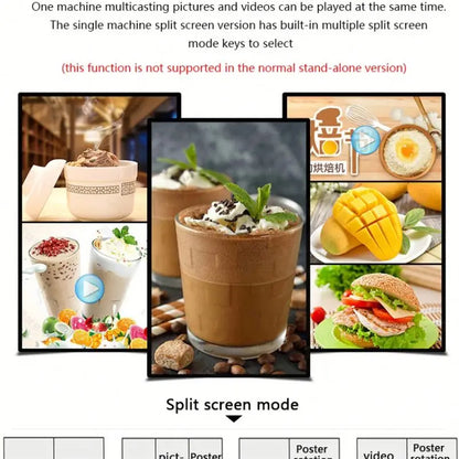 50inch Slim LCD Touchscreen Wall-Mount Digital Signage for Retail Store Shopping Mall Elevator Wayfinding IP65 Advertising