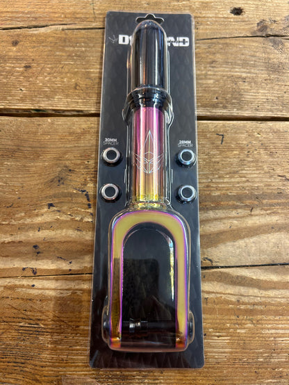 BLUNT DIAMOND FORKS - oil slick
