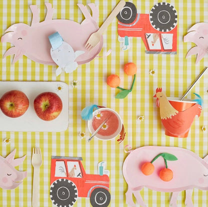 On The Farm Pig Plates